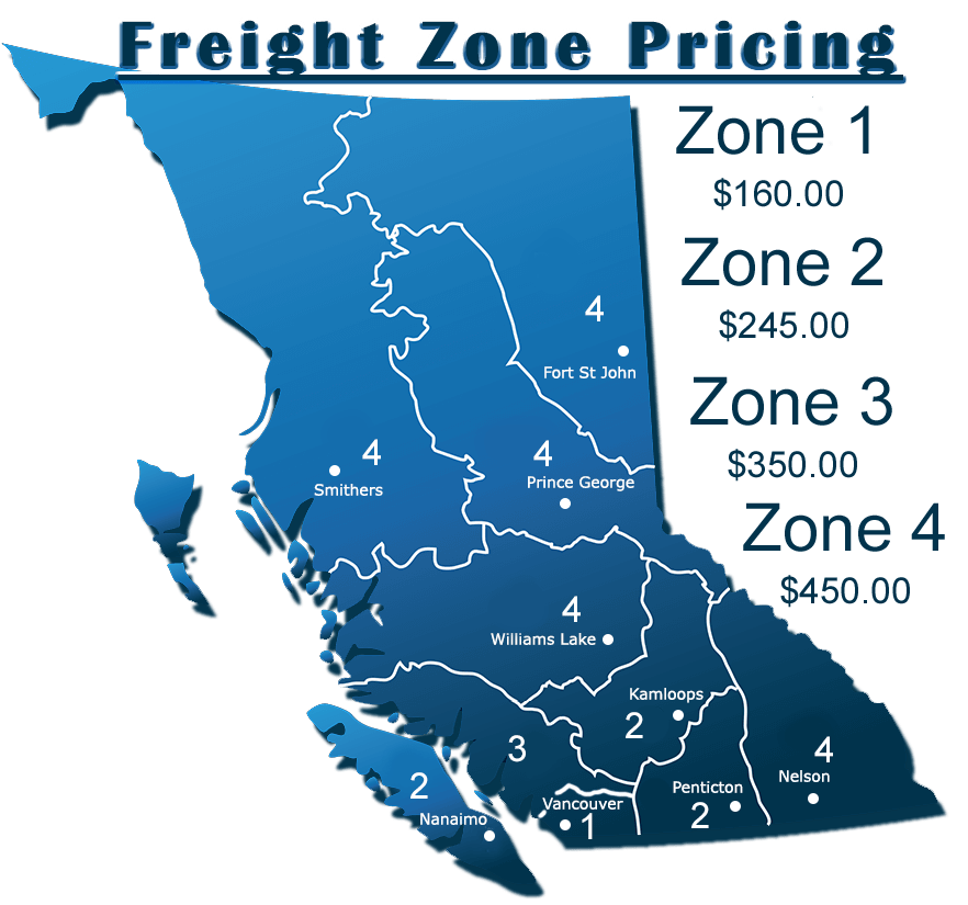 Freight Zones Mar 9th 2022