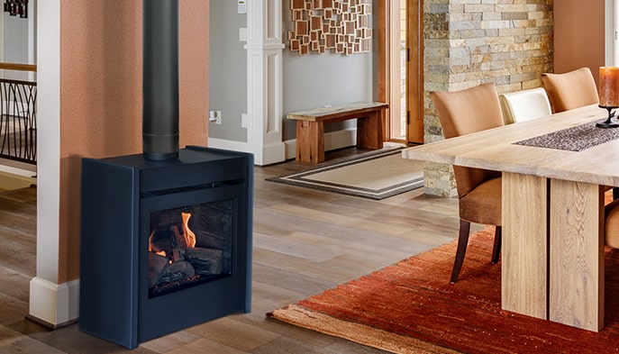 What is a free stand Fireplace