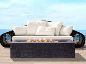 Pyromania Millenia Concrete Fire Table 48” x 30”-gas