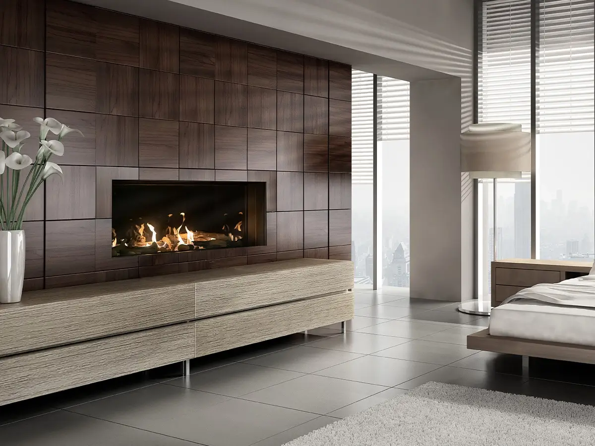 Genesis linear gas fireplaces